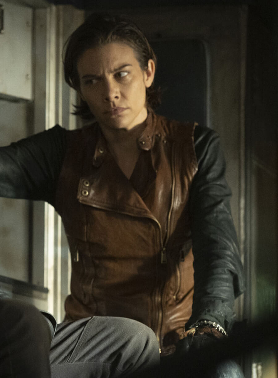 The Walking Dead: Dead City Maggie Rhee Leather Vest