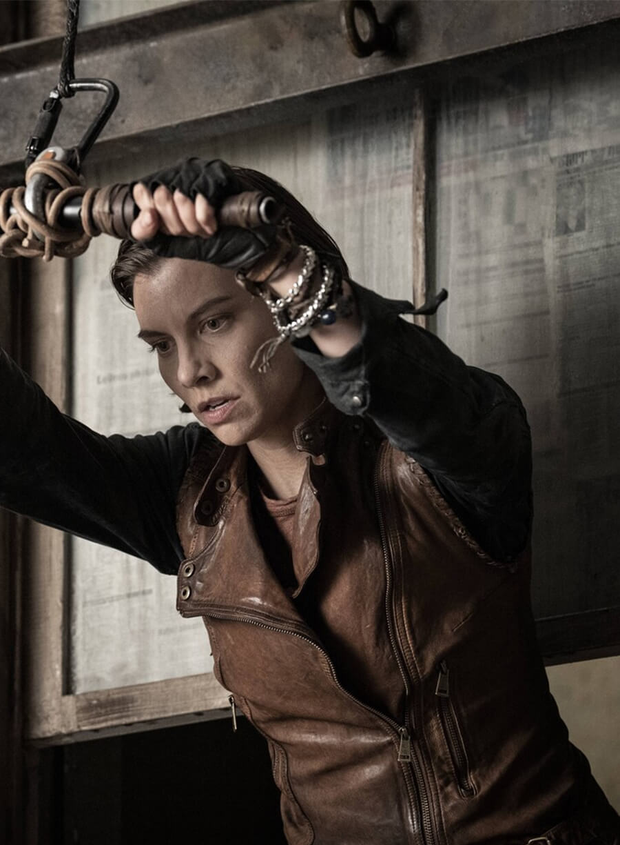 Lauren Cohan The Walking Dead: Dead City Leather Vest