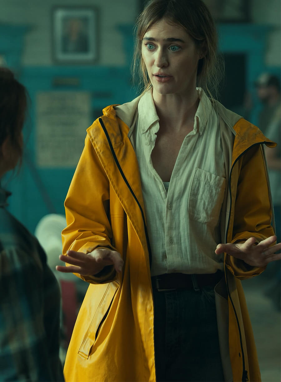 Below 2026 Yellow Hooded Coat