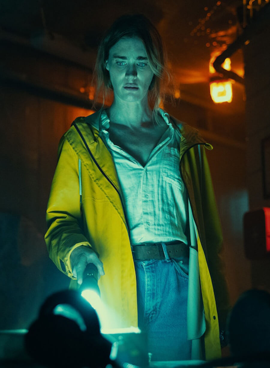 Mackenzie Davis Hooded Coat