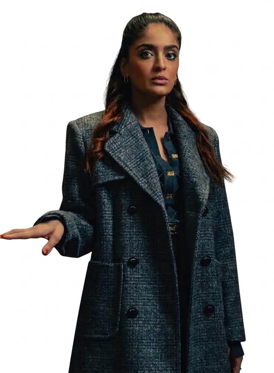 MobLand Seraphina Harrigan Gray Wool Coat
