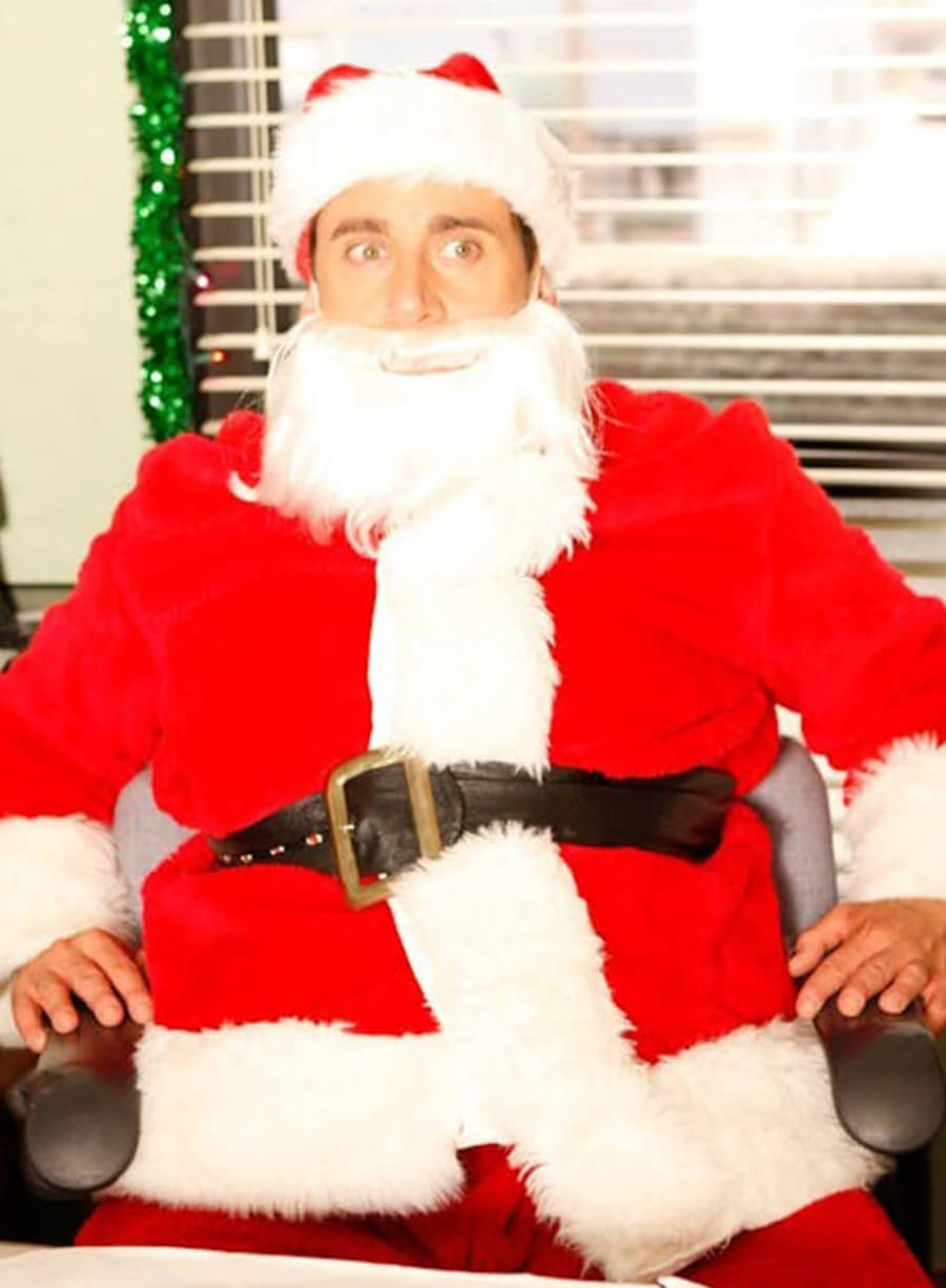 Steve Carell Santa Coat
