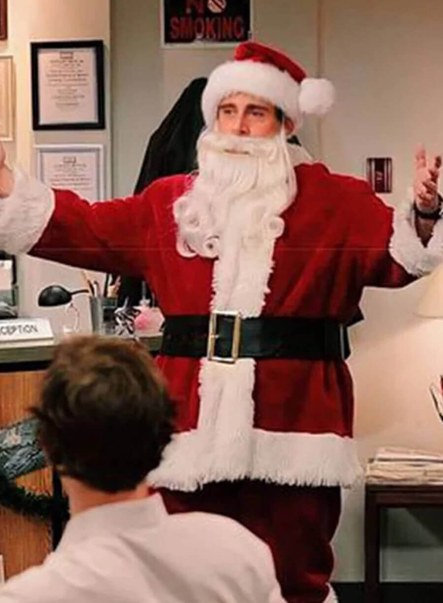 Michael Scott The Office Steve Carell Santa Coat