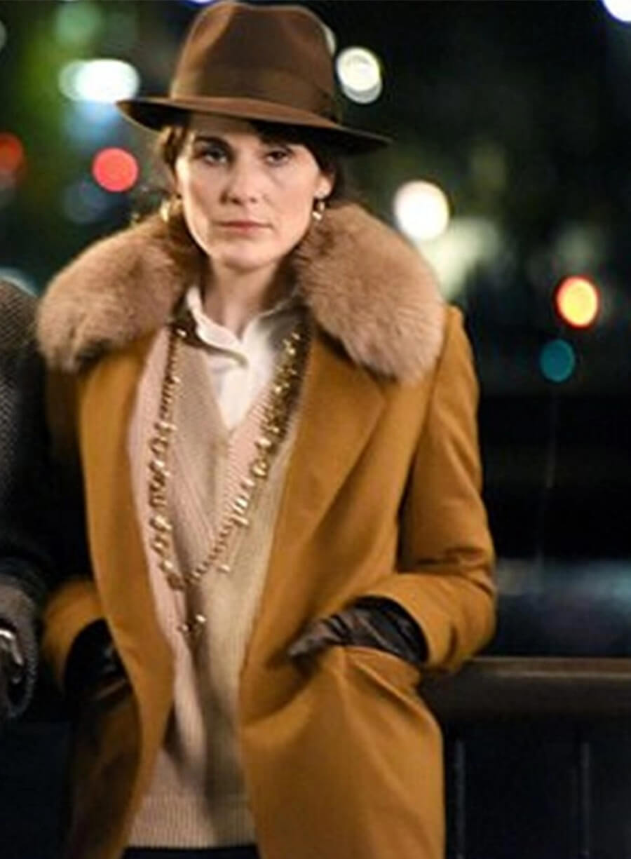 Michelle Dockery The Gentlemen 2024 Brown Coat