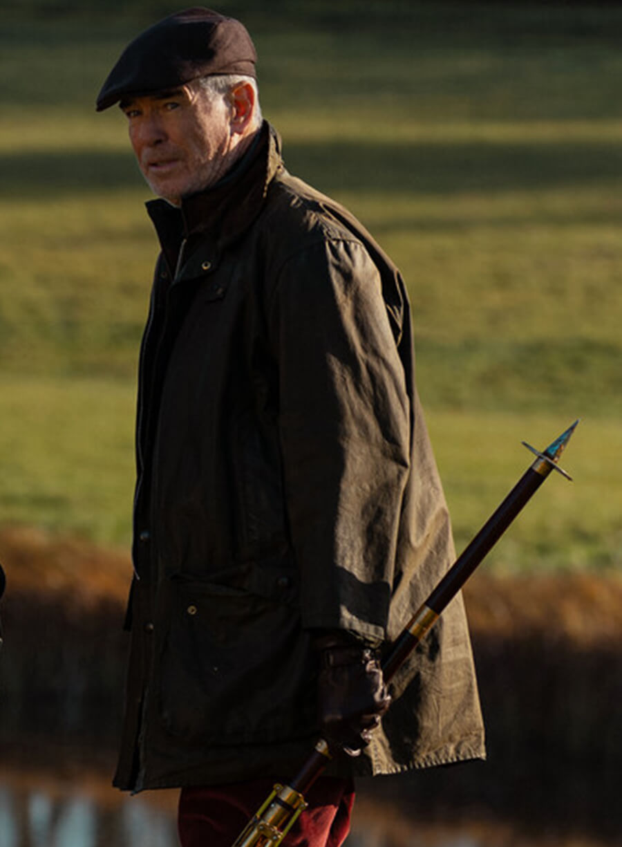 MobLand S01 Conrad Harrigan Brown Cotton Jacket