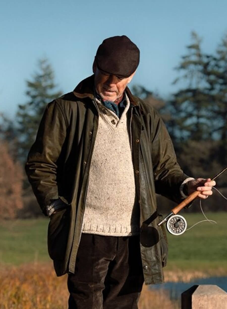 MobLand S01 Conrad Harrigan Brown Cotton Jacket