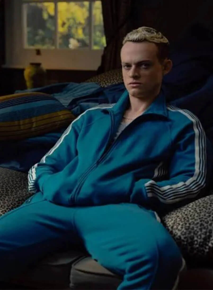 MobLand S01 Eddie Harrigan Blue Track Jacket