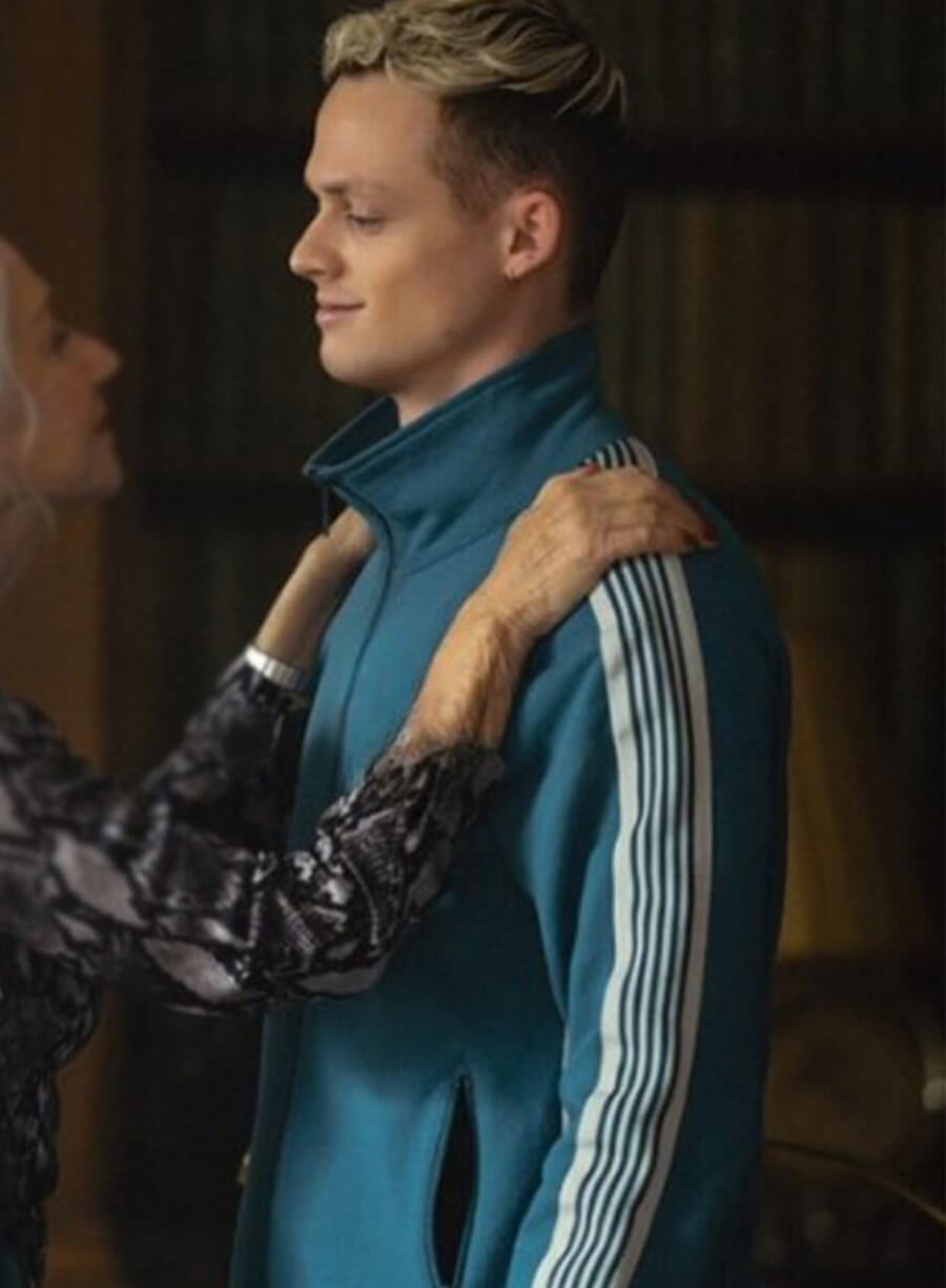 MobLand S01 Eddie Harrigan Blue Track Jacket