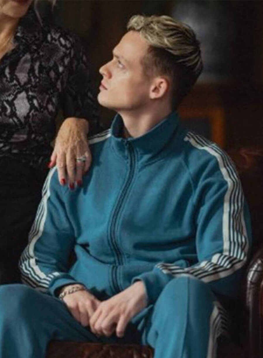 MobLand S01 Eddie Harrigan Blue Track Jacket