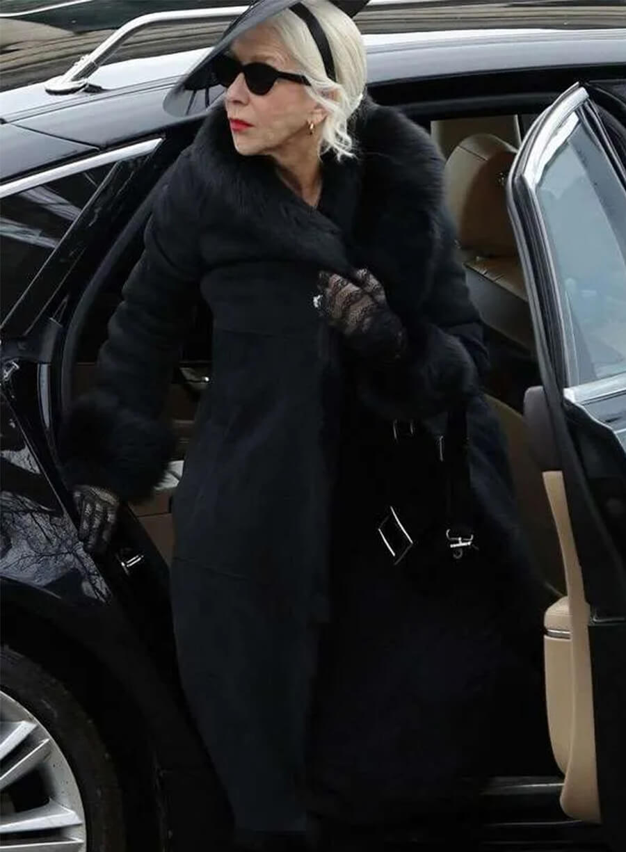 MobLand S01 Maeve Harrigan Black Suede Coat