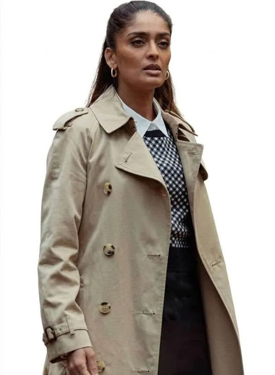 MobLand S01 Seraphina Harrigan Beige Trench Coat