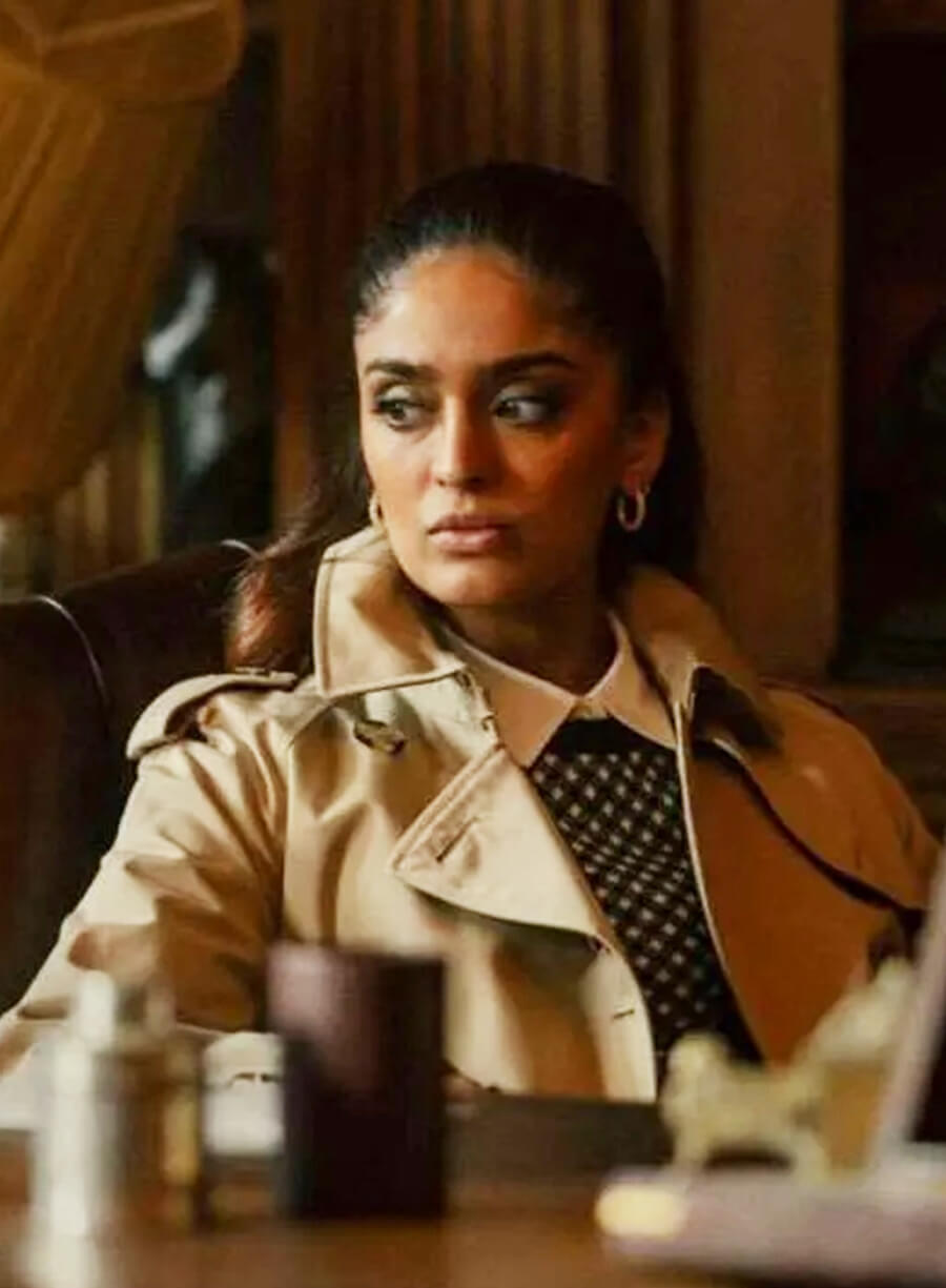 MobLand S01 Seraphina Harrigan Beige Trench Coat
