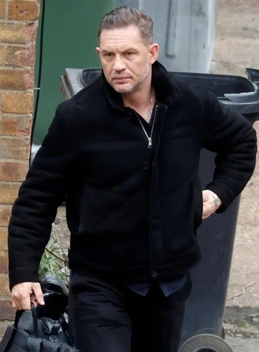 MobLand S01 Harry Black Wool Coat