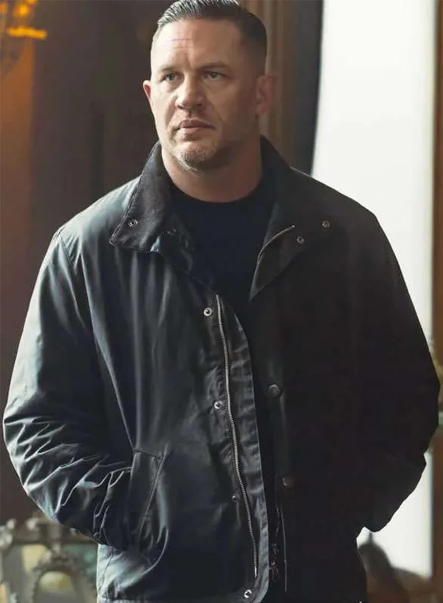 Mobland S01 Tom Hardy Grey Cotton Jacket