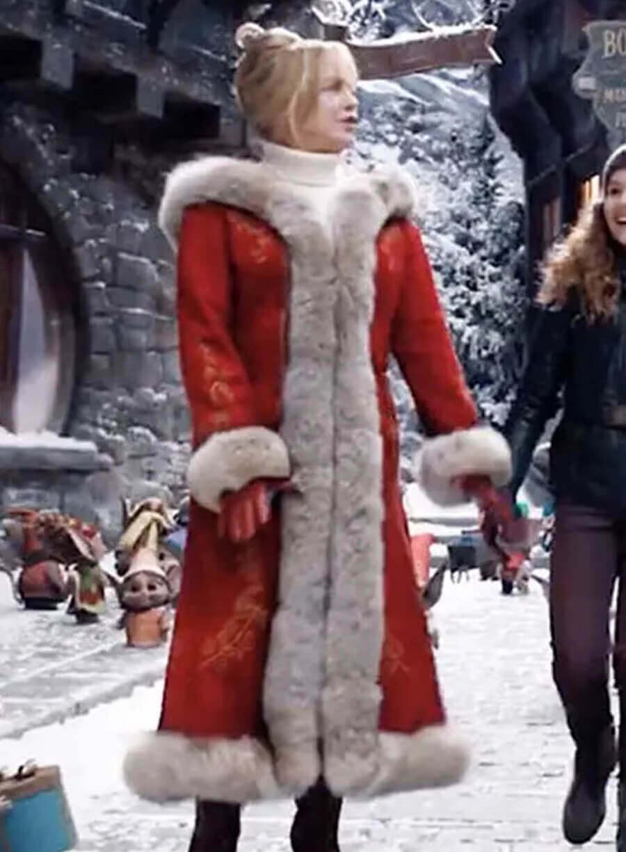 The Christmas Chronicles 2 Red Wool Coat