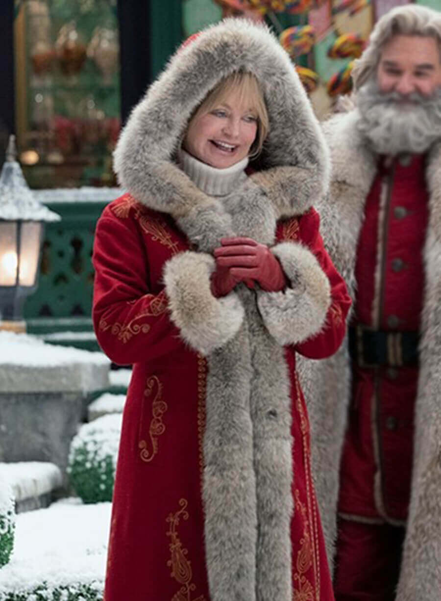 Mrs. Claus The Christmas Chronicles 2 Red Wool Coat