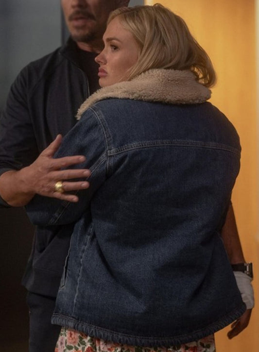 Dutton Ranch Oreana Jackson Denim Shearling Jacket