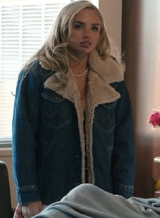 Dutton Ranch Oreana Jackson Denim Fur Jacket