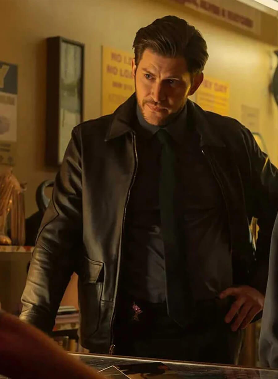 Neagley 2026 Greyston Holt Black Leather Jacket