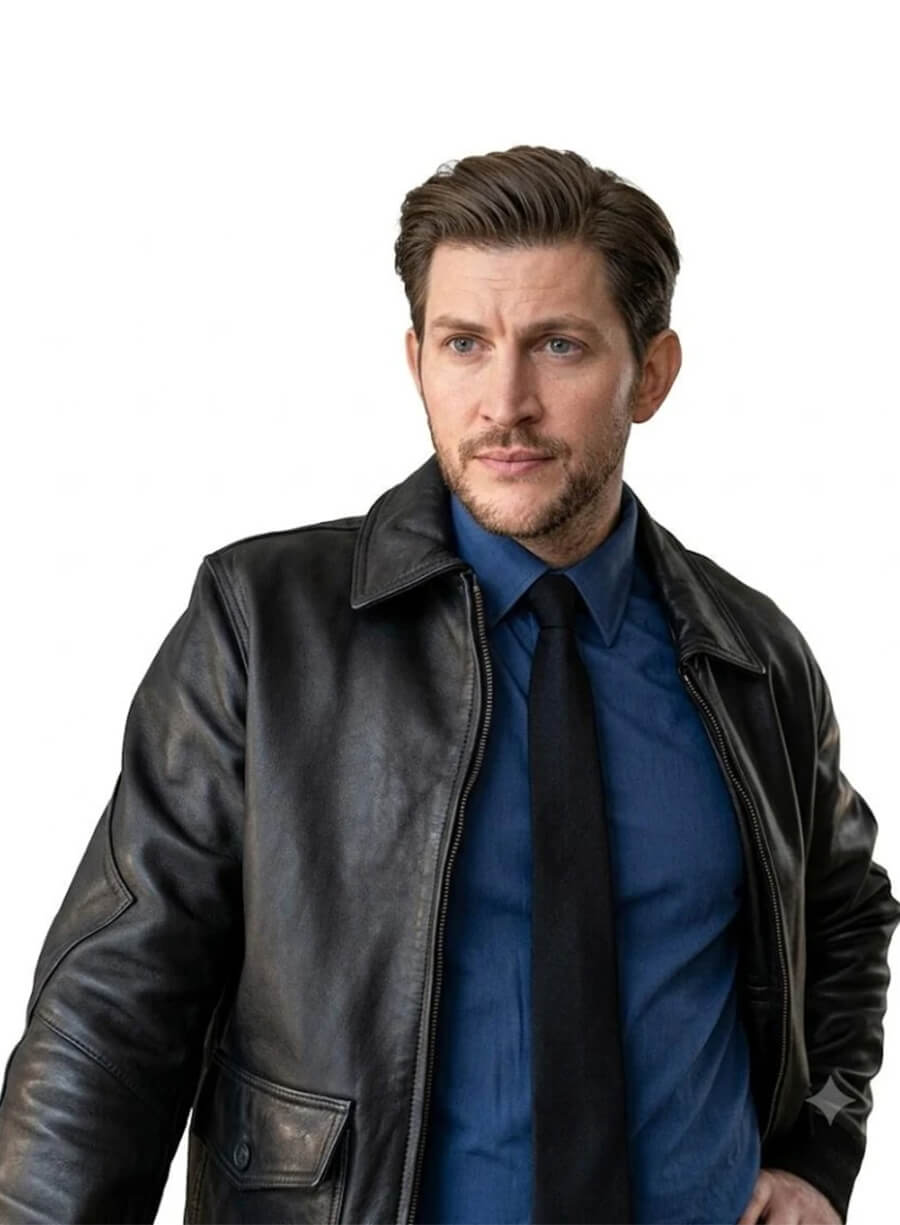 Neagley 2026 Greyston Holt Black Leather Jacket