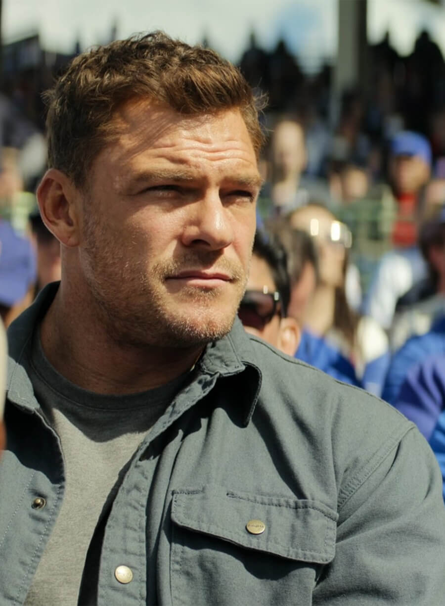 Neagley Alan Ritchson Grey Jacket