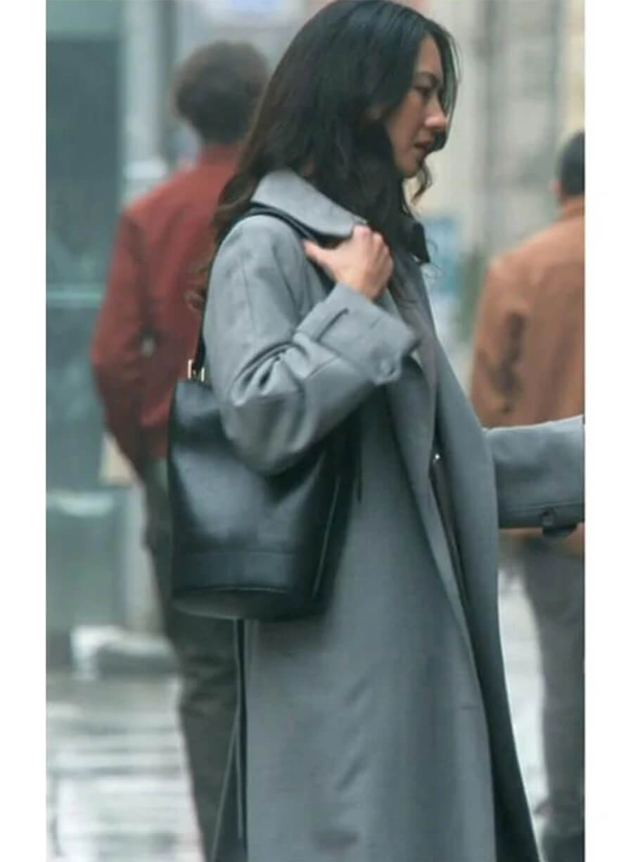 Renee Birdwhistle Grey Trench Coat