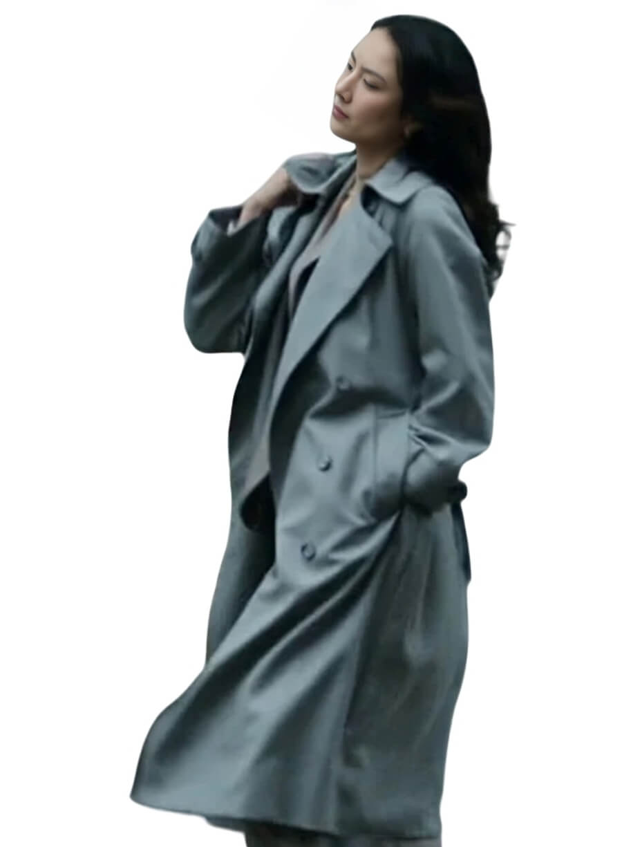 Neagley S01 Renee Birdwhistle Grey Trench Coat