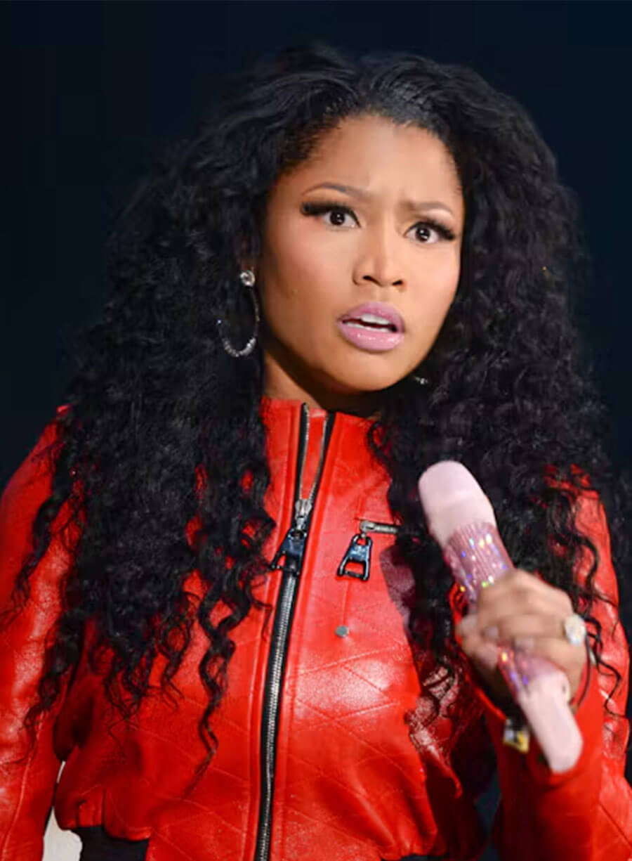 Nicki Minaj Red Jacket