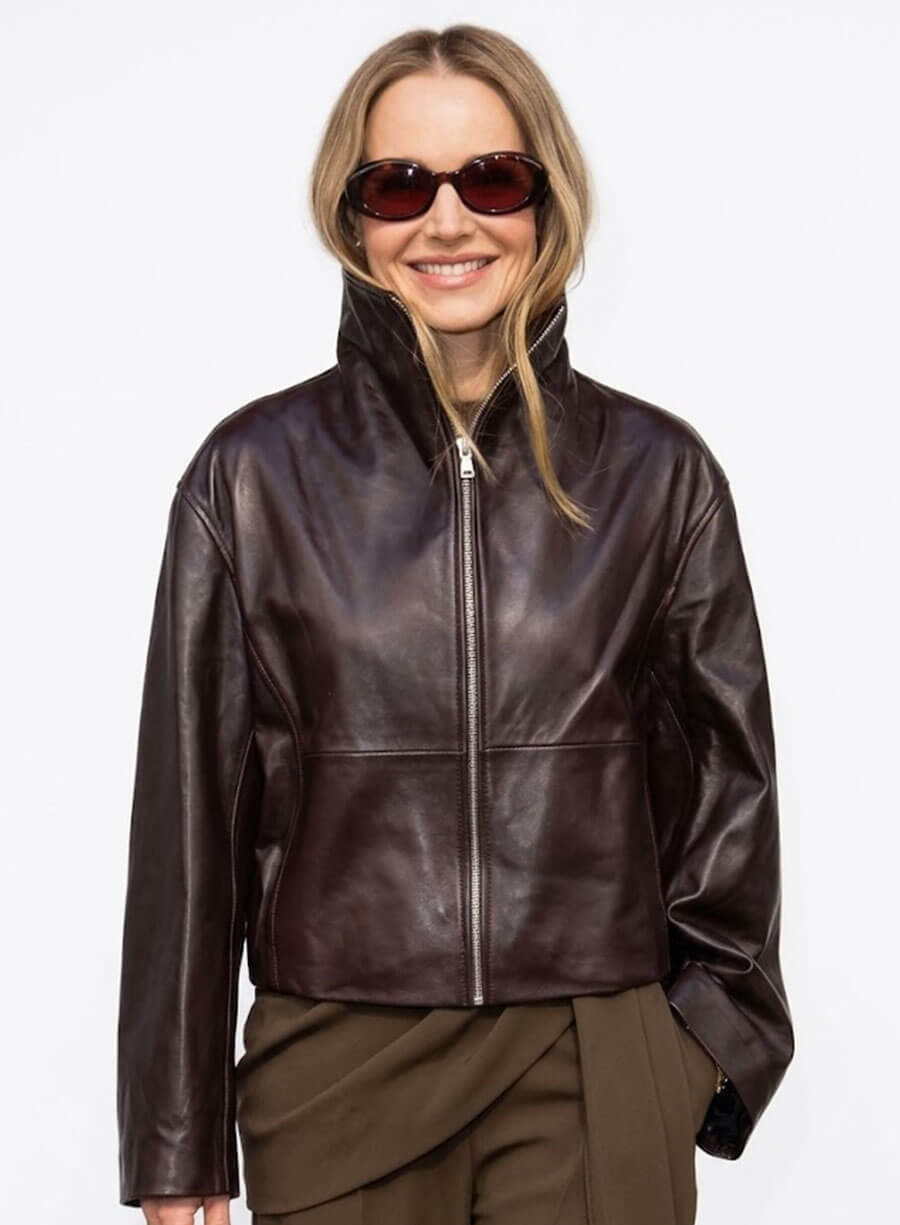 Nobody Wants This 2026 Kristen Bell Leather Jacket