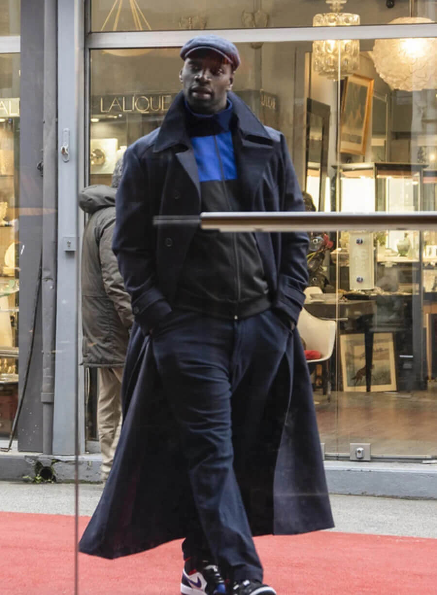 Lupin S02 Black Wool Long Coat