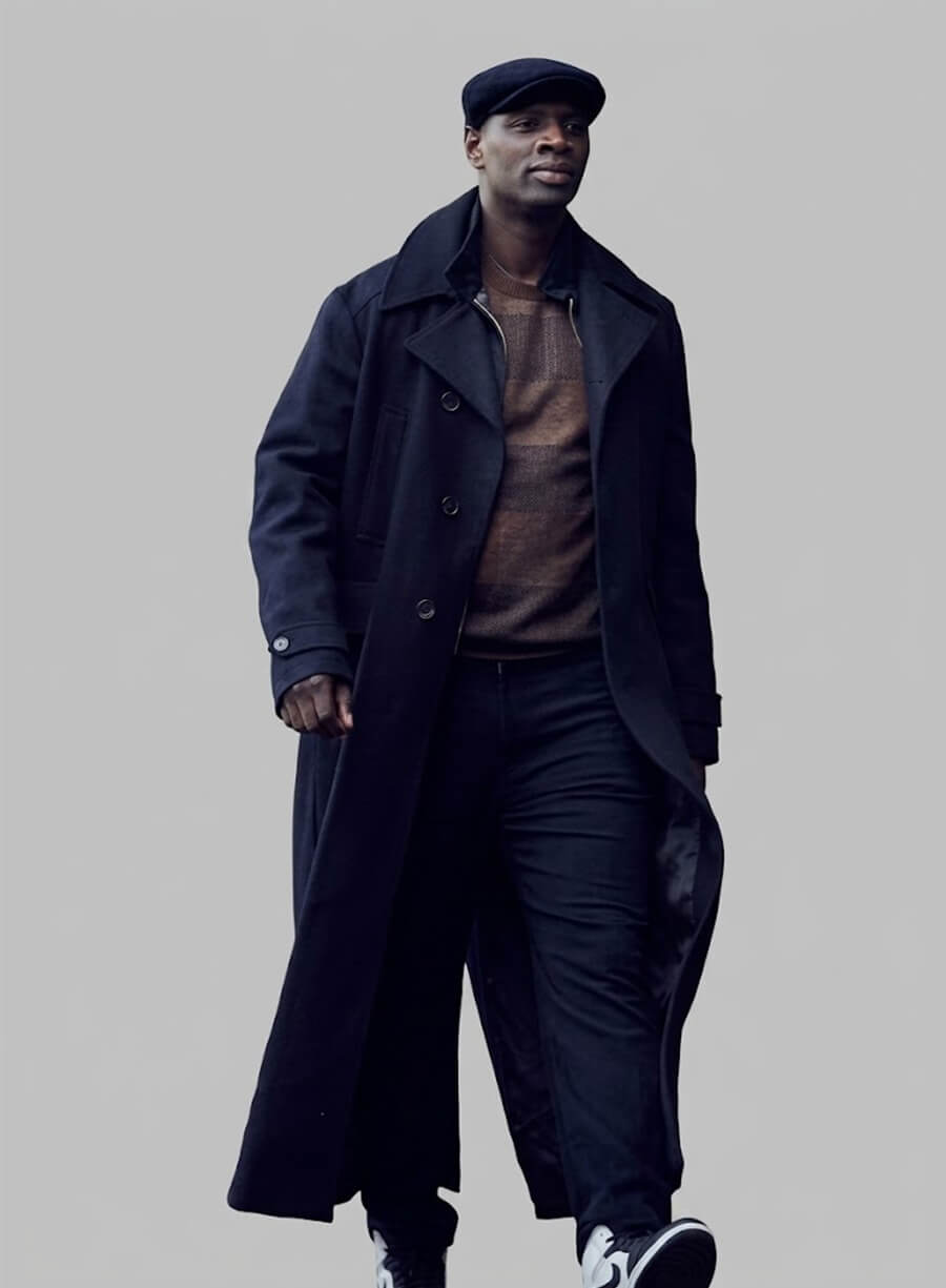 Omar Sy Long Coat