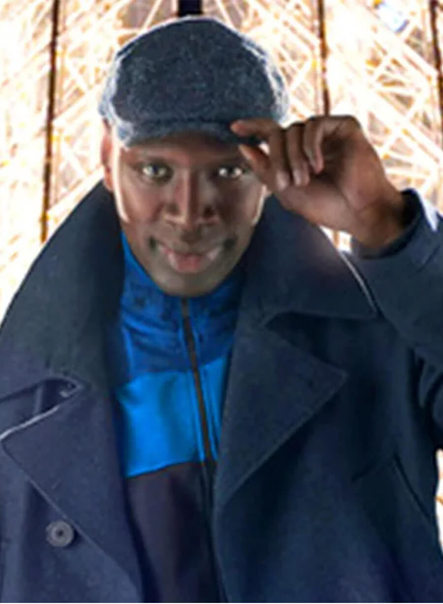 Manteau en laine de Lupin Saison 4