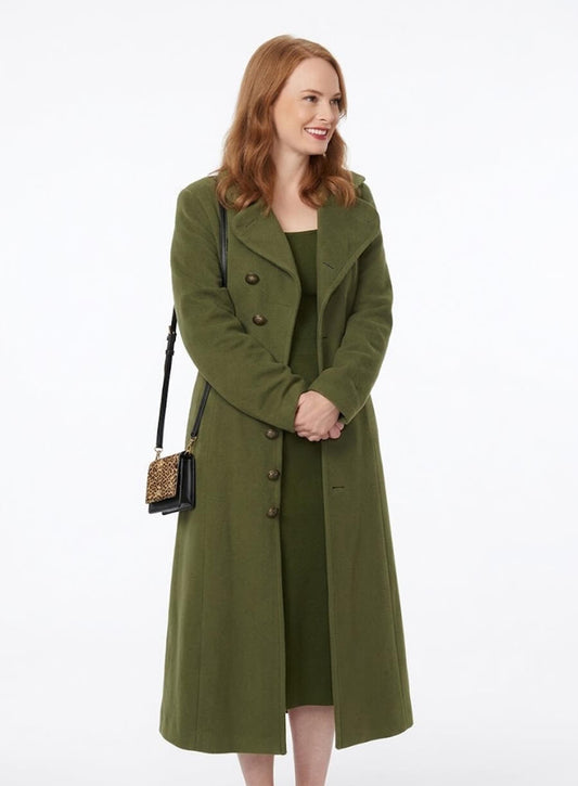 Alex Paxton-Beesley Green Wool Coat