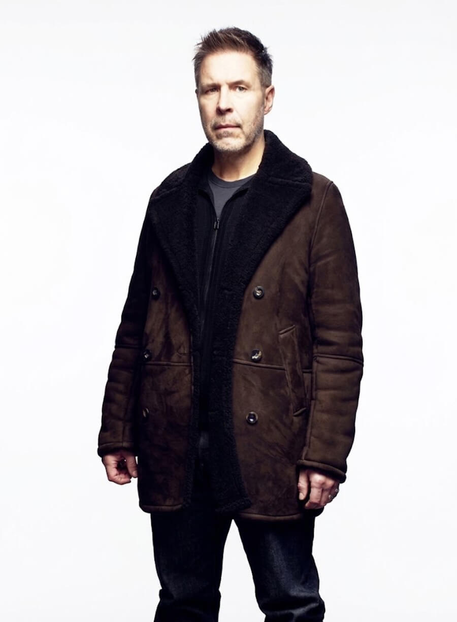 MobLand S01 Kevin Harrigan Brown Shearling Coat