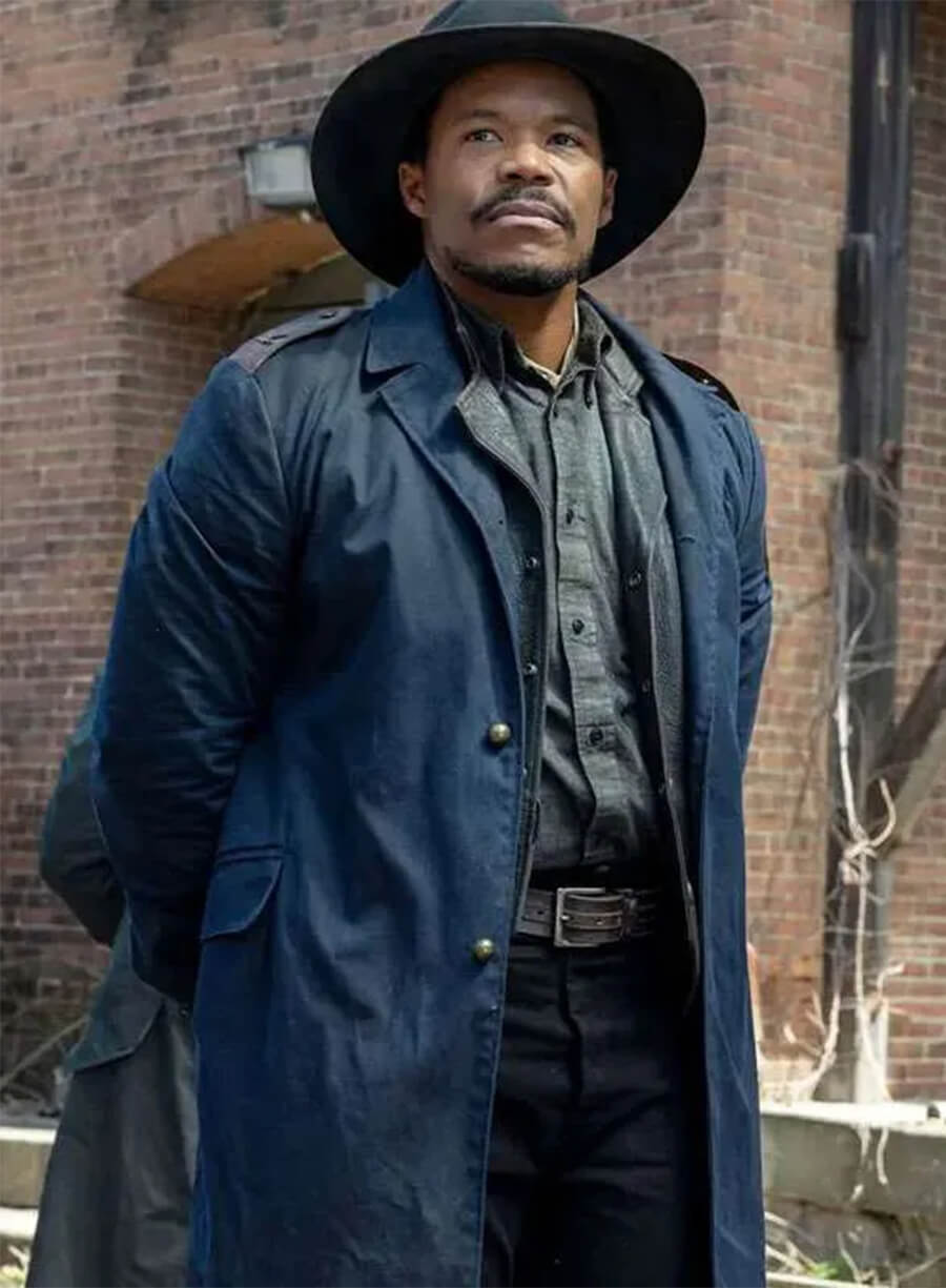 Perlie Armstrong The Walking Dead Dead City S02 Blue Cotton Coat