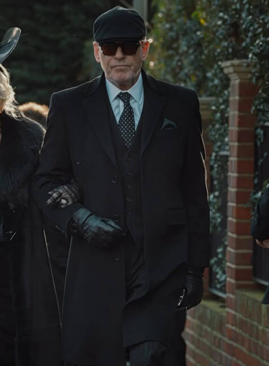 MobLand S01 Conrad Harrigan Black Coat