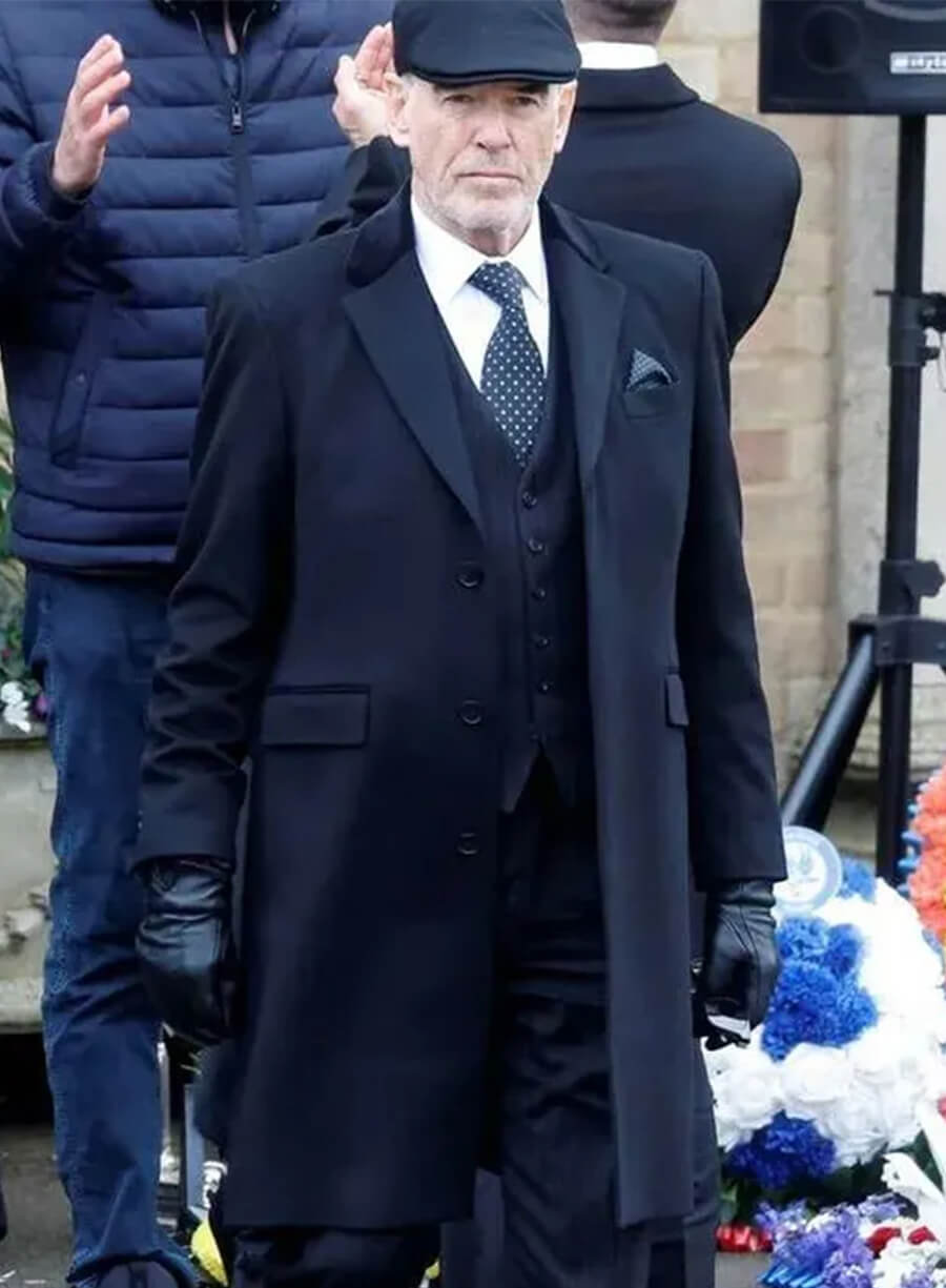 MobLand S01 Conrad Harrigan Black Coat