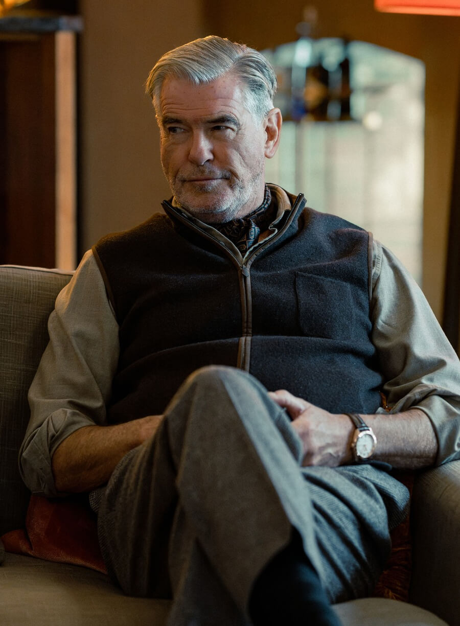 Pierce Brosnan Fleece Vest