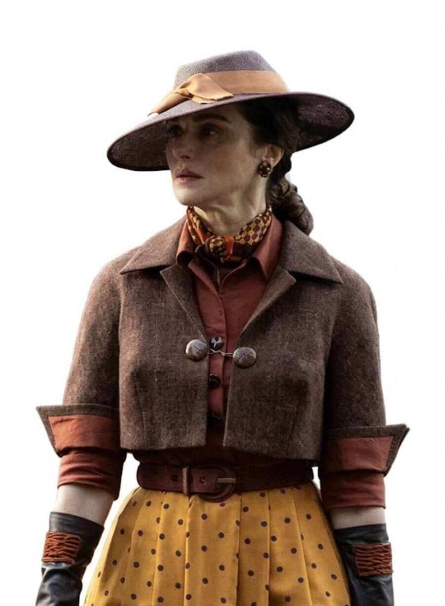 Rachel Weisz Untitled Mummy Project 2027 Brown Wool Jacket