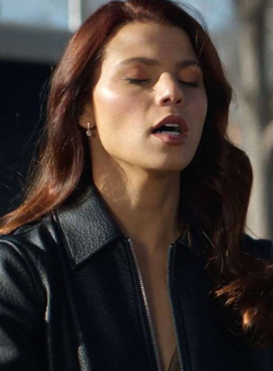 Ransom Canyon S02 Heidi Grace Engerman Black Leather Jacket