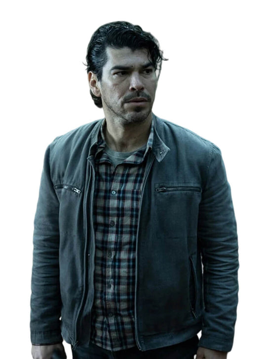 Raul Castillo The Walking Dead: Dead City S03 Grey Suede Jacket