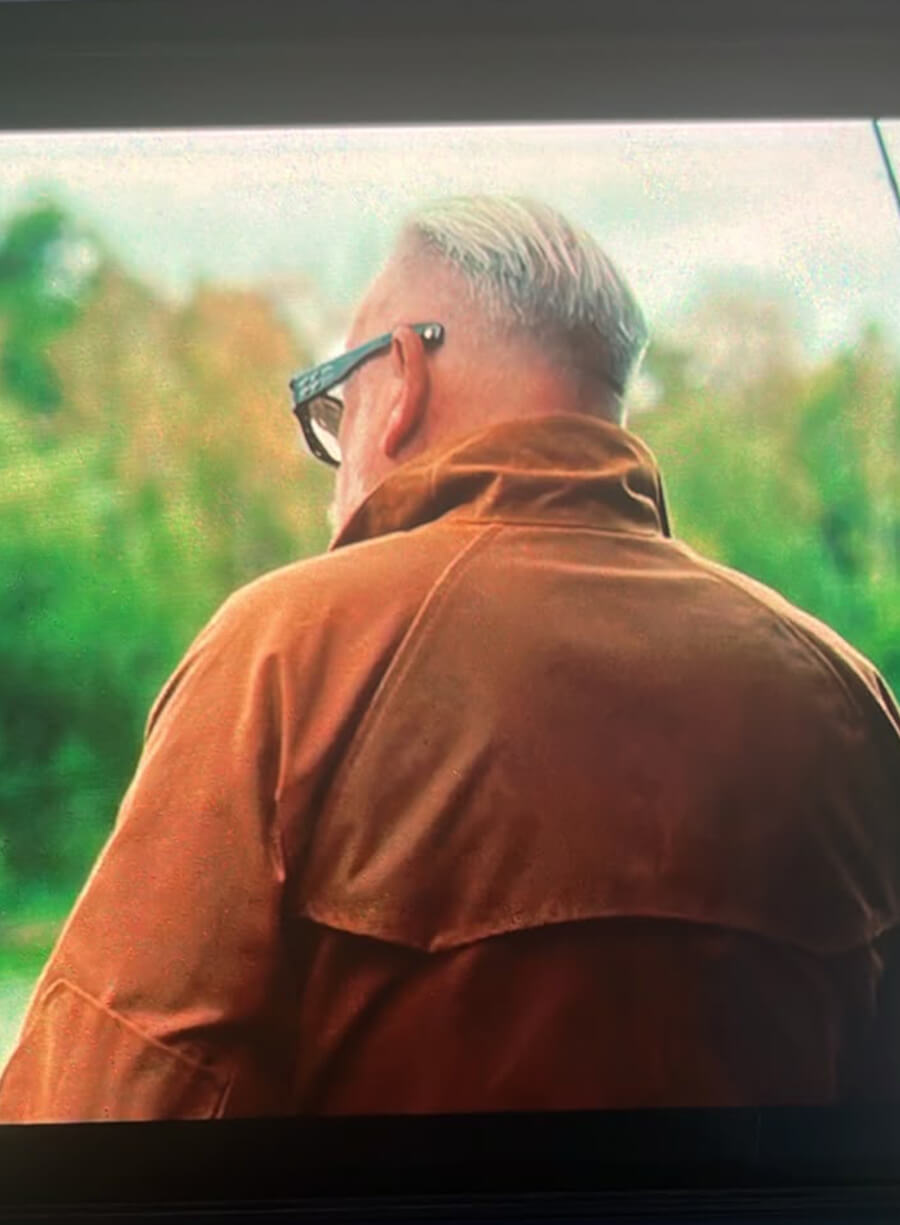 The Gentlemen S02 Bobby Glass Brown Cotton Jacket Backlook