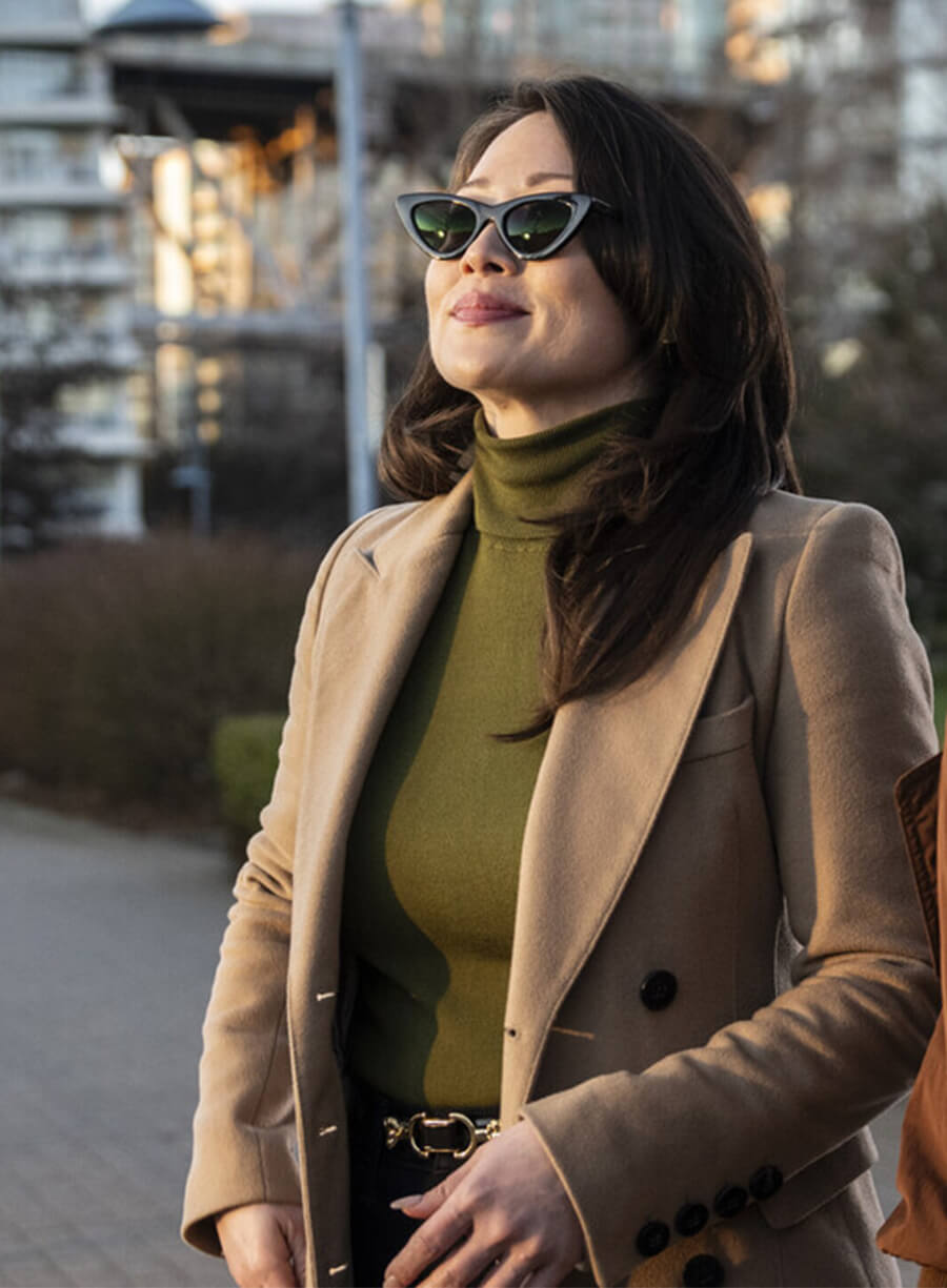 Reenie Greene Tracker S01 Brown Trench Coat