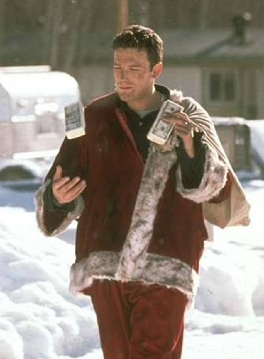 Reindeer Games Ben Affleck Santa Claus Velvet Coat