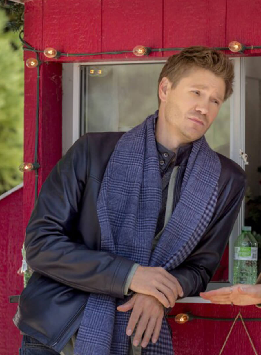Chad Michael Murray Black Leather Jacket