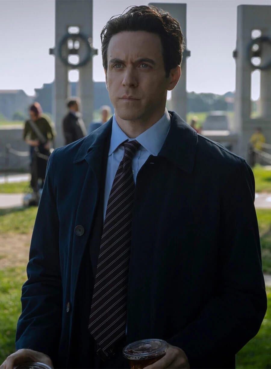 Silo Season 3 Ashley Zukerman Daniel Keene Black Coat 