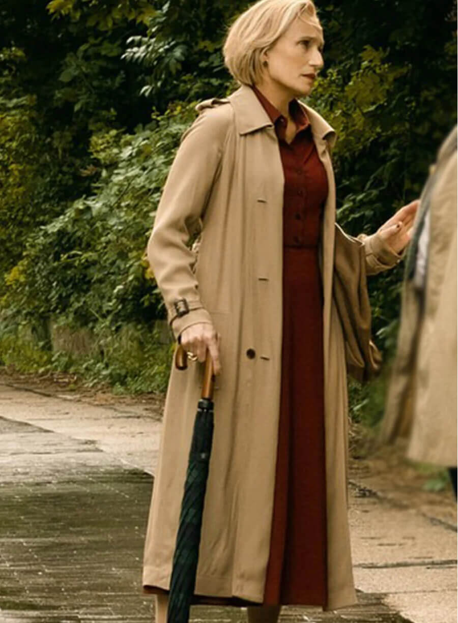 Diana Taverner Beige Trench Coat