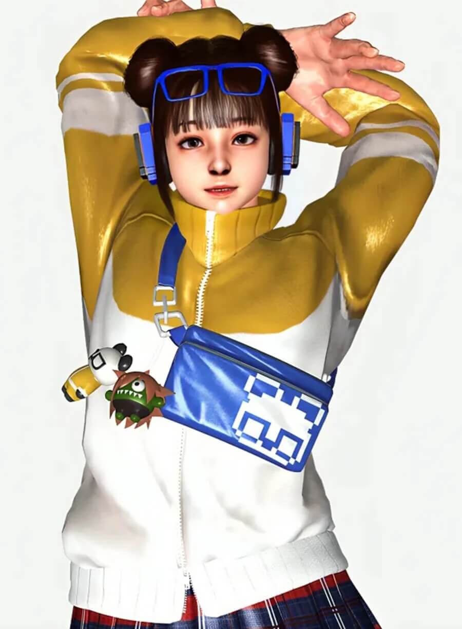 Street Fighter 6 Li-Fen Yellow white Jacket