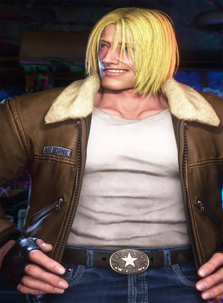 Street Fighter 6 Terry Borgard Brown Leather Jacket