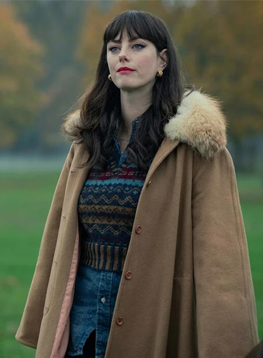 Susie Glass The Gentlemen 2024 Brown Long Coat